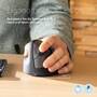 R-GO Tools R-Go Maus HE ergonomisch links  Bluetooth mittel  schw./silb retail (RGOHEWLL)