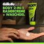Multipack 6x Gillette Labs Body + Intimate Reinigungs- und Rasiercreme 177 ml