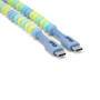 Club 3D Club3D Lifestyle USB-C Perlen-Kabel  PD60W,480Mbps 2m blau retail (CAC-3011)