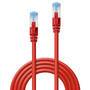 LINDY Cat.6A S/FTP PIMF LSOH, rot, 0,5m Patchkabel (47161)