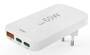 HAMA 2X USB-C, 1X USB-A, PD, 65W WS (SCHNELLLADEGERÄT  FL)