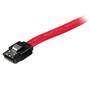 StarTech.com 6in Latching SATA Cable - 0.1524 m - Male/Male - Red - 125 mm - 225 mm - 9 mm