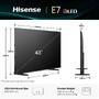 Hisense Braunware FERNSEHER 43Z QLED 60HZ DS (43E7Q)