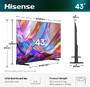 Hisense Braunware FERNSEHER 43Z QLED  DOLBY-V (43E7S)