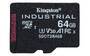 KINGSTON 64GB microSDXC Industrial C10 A1 pSLC Card + SD Adapter (SDCIT2/64GB)