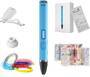 Filapen GmbH Filapen® Premium 3D Stift Blau mit 5 Filamenten und Schablonen