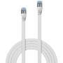 LINDY Patchkabel Cat6A U/FTP Flachband weiß 3.00m (47543)
