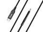 Equip Kabel USB-C4.0->C Slim     PD240W St/St  1.20m schwarz (128389)