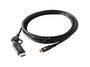 Equip Adapter USB-C->USB-C+HDMI  PD100W  4K/ 60Hz 2.00m Alu. (128436)