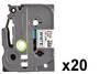 Schriftbandkassette Brother TZe-251CIV 24mm weiß/schwarz (TZE251CIV)