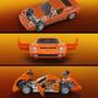 Mattel Brick Shop Hot Wheels 71 Lamborghini Miura P400 SV Bauspielzeugset (1523 Teile), für Sammler