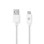 Nedis USB-Kabel / USB 2.0 / USB-A Stecker / USB-C™ Stecker / 15 W / 480 Mbps / Vernickelt / 3.00 m / Rund / PVC / Schwarz / Box