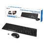 Logilink Tastatur Wireless 2,4GHz mit Maus black (ID0104)
