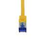 Logilink Patchkabel Ultraflex, Cat.6A, S/FTP, gelb, 1 m (C6A037S)