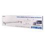 LogiLink BP0060 - Freestanding - 20 kg - Height adjustment - Stainless steel - Transparent