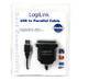 Logilink USB-Kabel Parallel  1.80m schwarz (AU0003C)