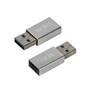 Logilink Adapter USB 3.2 Gen1 Type-C,USB-A/M zu USB-C/F,silb (AU0056)