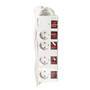Logilink Steckdosenleiste 4-fach,4xCEE 7/3,m. 5Schalter,weiß (LPS252)