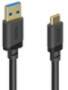 Hama Kabel USB-A/USB-C 0.75m sw (202005)