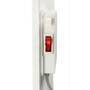 Nedis Multipack Infrarot-Heizpaneel / 425 W / Verstellbares Thermostat / IP44 / Weiss - 4 Stück