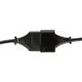 Logilink Netzkabel Euro CEE 7/16 Stecker zu Dose, 2m schwarz (CP123)