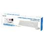 Logilink Tastatur Wireless 2,4GHz mit Maus white (ID0104W)