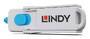 LINDY HDMI Port Schloss blau 4 Stück + 1 Schlüssel (40320)