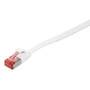 Logilink Flachpatchkabel RJ45 U/FTP Cat6A 10,0m weiß (CF2091S)
