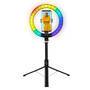 Logilink Smartphone-Ringlicht m.Selfie-Stick-Stativ,DM 20cm (AA0156)