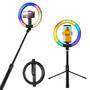 Logilink Smartphone-Ringlicht m.Selfie-Stick-Stativ,DM 20cm (AA0156)