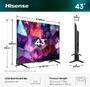 Hisense Braunware FERNSEHER 43Z QLED GAME-M (43E7S PRO)