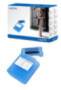 Logilink HDD Schutz-Box für 2x 6.3cm (2,5") blau wasseresist (UA0132)