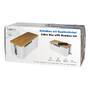 Logilink Kabelbox weiß mit Bambus-Deckel 320x140x130mm (KAB0075)