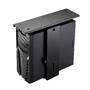 LogiLink EO0031 - Desk-mounted CPU holder - Universal - 10 kg - Black - 360° - -180 - 180°