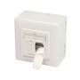 Logilink CAT 6A Auf und Unterputzdose vollgeschirmt RAL 901 (NP0124)