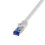 Logilink Patchkabel Ultraflex, Cat.6A, S/FTP, grau, 0,25 m (C6A012S)