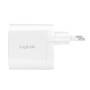 Logilink Steckdosenadapter, 2x USB-C, GaN, 40W (PA0282)
