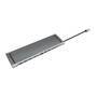 LogiLink UA0373 - Wired - USB 3.2 Gen 1 (3.1 Gen 1) Type-C - 100 W - 3.5 mm - 10,100,1000 Mbit/s - Aluminium