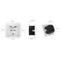 Logilink Unterputz-Steckdose, 1x CEE 7/3, 1x USB-A, 1x USB-C (PA0262)