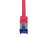 Logilink Patchkabel Ultraflex, Cat.6A, S/FTP, rot, 0,5 m (C6A024S)
