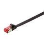 Logilink Flachpatchkabel 2xRJ45 U/FTP Cat6A 15.0m schwarz (CF2103S)