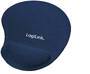 Logilink Mauspad mit Gel-Handballenauflage Silikon blau (ID0027B)