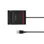Logilink USB 2.0-Kartenleser, für Smart-ID, schwarz (CR0047)