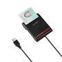 Logilink USB 2.0-Kartenleser, für Smart-ID, schwarz (CR0047)