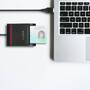 Logilink USB 2.0-Kartenleser, für Smart-ID, schwarz (CR0047)