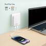 Logilink USB Steckdosenadapter 1xUSB-A, 1xUSB-C, 65W weiß (PA0368)