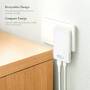 Logilink USB Steckdosenadapter 1xUSB-A, 1xUSB-C, 65W weiß (PA0368)