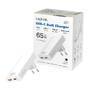 Logilink USB Steckdosenadapter 1xUSB-A, 1xUSB-C, 65W weiß (PA0368)