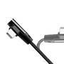 Logilink USB-Stecker USB 2.0 zu USB-C (90° gewinkelt) 0,3m (CU0137)