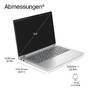 HP ProBook 4 G2a AMD Ryzen 7 250 35,56cm 14Zoll WUXGA 32GB 512GB/SSD W11P 1J Gar (DE) (E04G7ET#ABD)